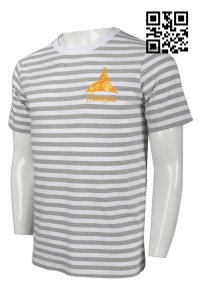 T681 made men's T-shirt style custom striped T-shirt style horizontal strip design LOGOT shirt style T-shirt franchise
